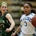 Father Gabriel Richard junior JoAnn Stepaniak tries to defend Skyline sophomore Mia Morris on Friday. Daniel Brenner I AnnArbor.com